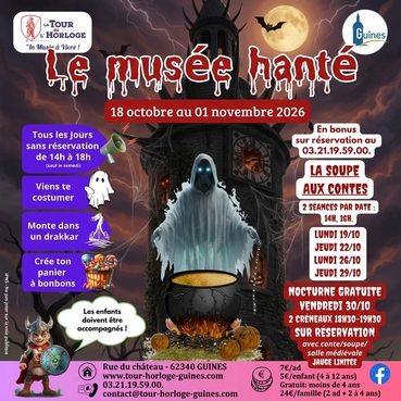 Le musée hanté - halloween 2026