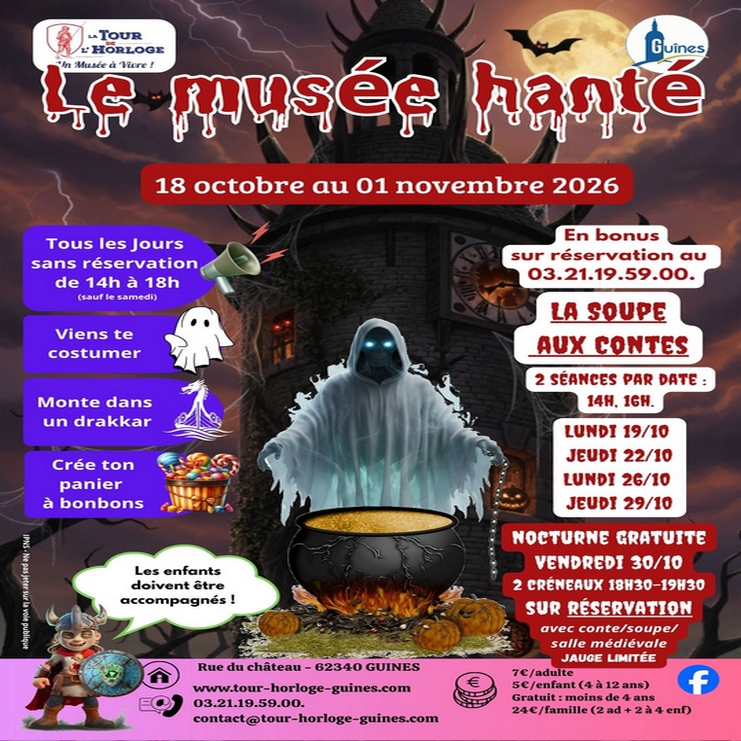 Le musée hanté - halloween 2026