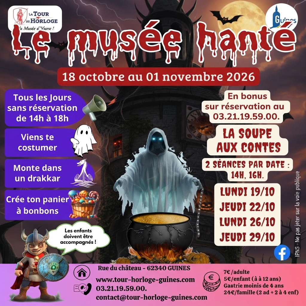 Le musée hanté - halloween 2026